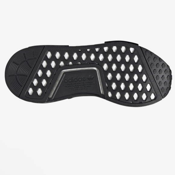 Adidas nmd r1 sneaker black white mens 5 - Picture 4 of 5